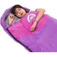 thumbnail image 4 of - Saco de Dormir 3 Estaciones (Verano, Primavera, Otoño) Clima Cálido y Frío - Ligero, Impermeable Uso en Interiores y Exteriores para Niños, Adolescentes y Adultos para Senderismo, Mochileros y CampingPurpleSingle esquí esquí Gafas de esquí, 4 of 5