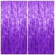 thumbnail image 1 of Telón de fondo de cortina metalizado morado, paquete de 2 unidades, 1 of 7