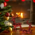 thumbnail image 4 of Christmas Deer Ornament - European Style Creative Electroplated Golden Deer Wine Cabinet Ornaments For Home Living Rooms Tv Cabinets Modern Home Decoration Deer Ornaments, 4 of 8