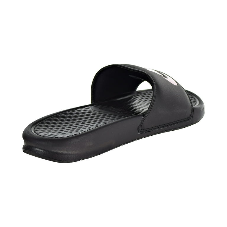 Nike benassi slides women's black and rose gold deals
