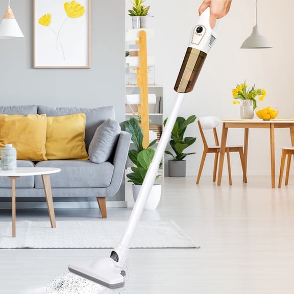 2023 Summer Savings Clearance! WJSXC Cordless Stick Vacuum,Vacuum Cleaner with 30 Mins Long Runtime,Lightweight Quiet Cordless Vacuum Cleaner for Carpet and Hardwood Floor Pet Hair,3-Speed White