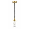 thumbnail image 1 of 616-1PH-SG-G314-LED-Innovations Lighting-Dover - 1 Light Mini Pendant In Traditional Style-10.25 Inches Tall and 4.5 Inches Wide Satin Gold Seedy, 1 of 1