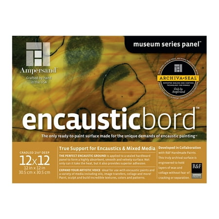 UPC: 0707310821225 | Ampersand Art Encausticbord  Cradled  1-1/2  Profile  12  x 12