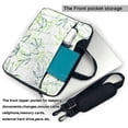 thumbnail image 3 of YFYANG 15.6 inch Universal Laptop Bag Oxford Cloth Laptop Sleeve, Multi-functional Green Bamboo Doodle Notebook Computer Messenger Bag Handbag, 3 of 8