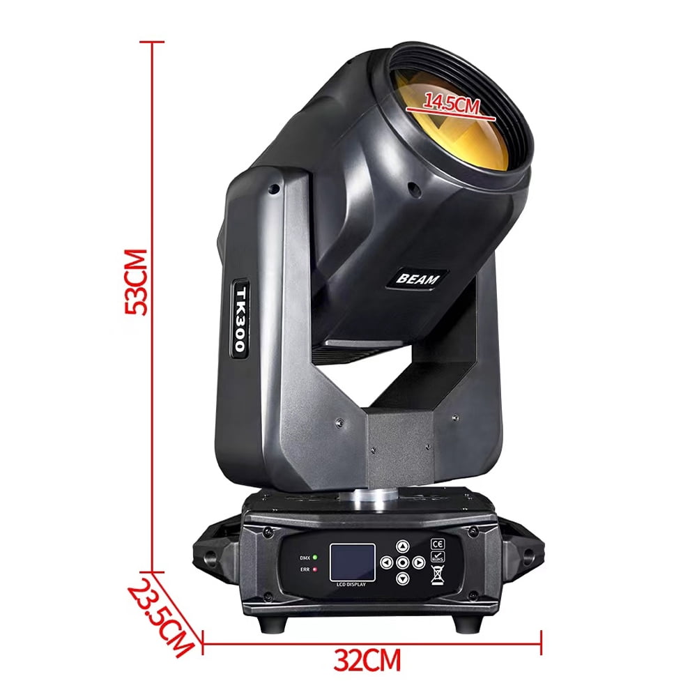 300W LED Beam Spot Wash Moving Head Light For Disco Nightclub Wedding Stage Party, Light TK300