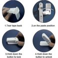 thumbnail image 3 of 4 Pcs Door Lever Lock For Childproof & Petproof Child Security Door And Handle Security Lock, 3 of 5