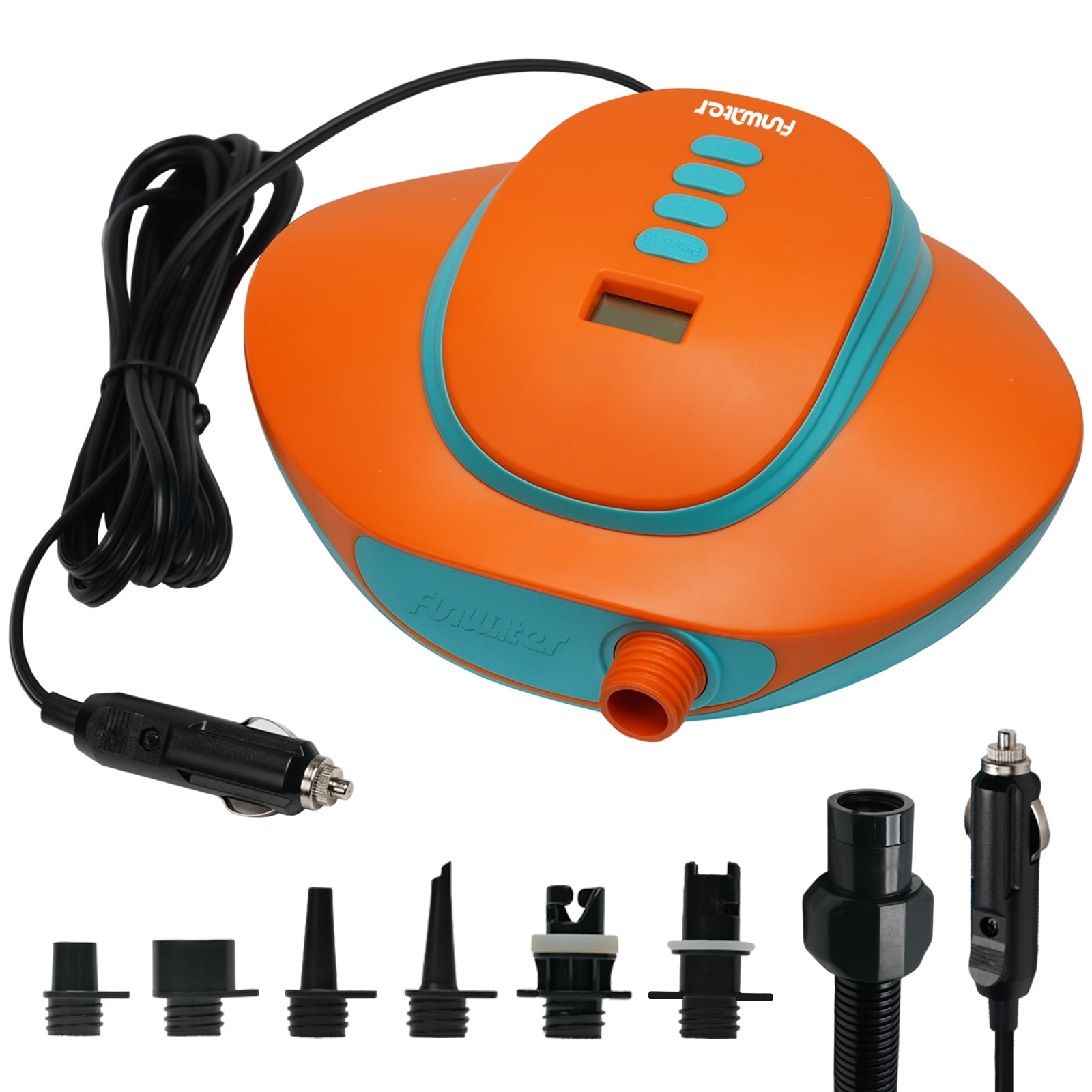 FUNWATER cigarette lighter electric pump ,lightweight and portable, new