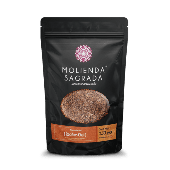 Molienda Sagrada - Tisana Frutal Rooibos Chai 150 Gr. - 100% Natural
