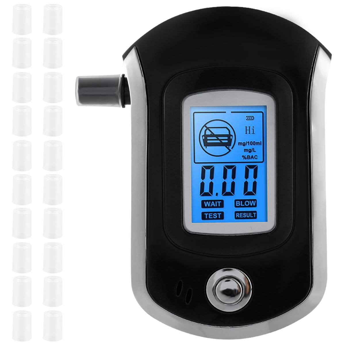 High Accuracy Mini Portable Alcohol Tester Digital Display