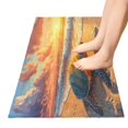 thumbnail image 5 of Haosy Turtle Beach Sunset Bathroom Rugs Non Slip Absorbent Soft Plush Quick Dry Bath Mat, 39"x20", 5 of 8