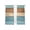 Blue, variant on Farmhouse Teal Brown Sheer Curtains 84 Inch Length 2 Panels Set, Vintage Wooden Striped Voile Window Treatment Rod Pocket Curtains Sheers Drapes for Bedroom/Living Room/Kitchen 52"x84"x2