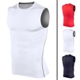 thumbnail image 2 of Sports Vest For MenStretch TightFitnessClothesGymnasiumTrainingRunning Speed Dry, 2 of 2