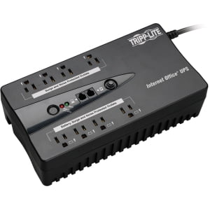 Tripp Lite 600VA 300W UPS Desktop Battery Back Up Compact 120V USB RJ11 TAA INTERNET600TAA