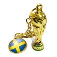 thumbnail image 1 of ZHAOCHENG Llavero con trofeo de fútbol de la Copa Mundial de Qatar, accesorio de mochila, regalo de cumpleaños, recuerdo de aficionado al fútbol (Suecia), 1 Uds., 1 of 3