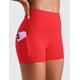thumbnail image 5 of Shorts CRZ YOGA Butterluxe tiro alto 7.5 cm con bolsillos L Rojo, 5 of 5
