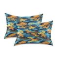 thumbnail image 3 of Ryvnso Satin Pillowcase Camouflage Blue-a1 Pillow Cases Standard Size 26x20in, 3 of 6
