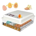 thumbnail image 1 of Egg Incubator 36/48/56 With Temperature Humidity Display Automatic Turning Candling Device For Chicken Duck Quail Eggs, 1 of 5