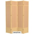 thumbnail image 6 of Red Lantern 7 ft. Tall Jute Shoji Screen - 4 Panel - Natural, 6 of 6