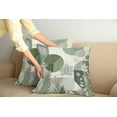 thumbnail image 2 of Ambesonne Monstera Throw Pillow Cover 2 Pack, Boho Love Mid Century Art, 18", Reseda Green Taupe, 2 of 7