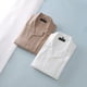 thumbnail image 2 of Camisa de manga corta casual transpirable de lino BC para hombre de primavera y verano, 2 of 5