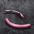 thumbnail image 4 of Funda para volante de coche Riwesomey Fibra de carbono PVC Rosa, 4 of 6