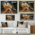 thumbnail image 4 of Designart "Baseball modern Home Run" Sports Wall Decor, 4 of 5