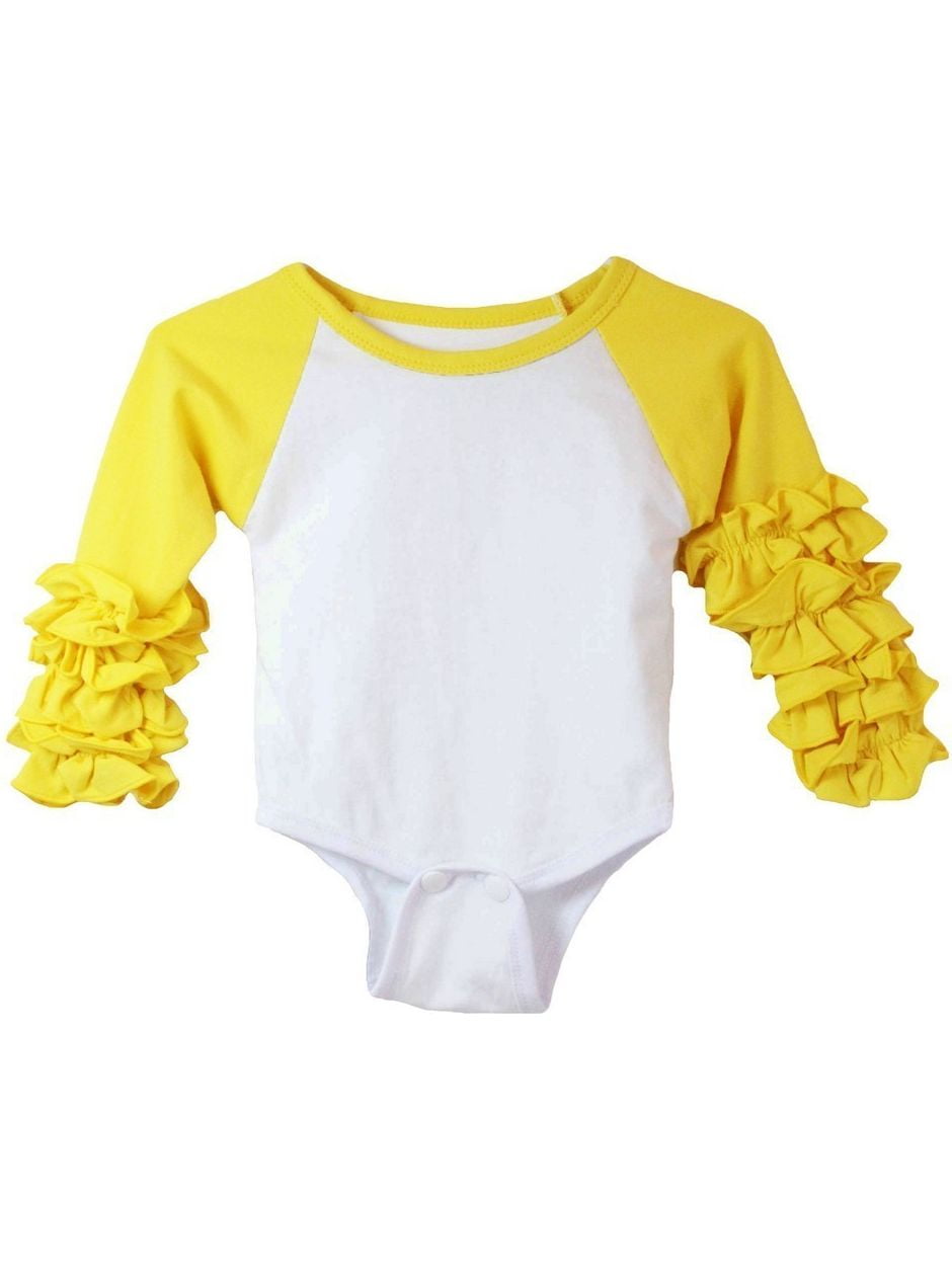baby yellow crew neck