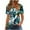 Green, variant on Petal Sleeve Tops for Summer Trendy Plus Size T-Shirts Printed Casual Loose Square Neck Button Blouse Tees S-3X (XL, Green)