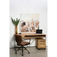 thumbnail image 2 of Moe's Home Collection Colvin Wood Writing Desk with Iron Base in Natural, 2 of 5