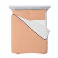 thumbnail image 7 of Quilts Twin Size Bedding Set, Peach Fuzz Lightweight Quilted Comforter, Modern Pure Peach Fuzz Soft Reversible Bedspread Coverlet with Pillow Covers for All Season, 68" x 86", 7 of 7