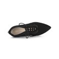thumbnail image 4 of Unique Bargains Women's Mesh Lace Up Stiletto Heel Ankle Boots, 4 of 7