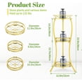 thumbnail image 3 of Metal & Wood Plant Stand Indoor & Outdoor Multi Levels lbs Capacity, 3 of 7