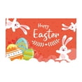 thumbnail image 1 of Moocorvic Easter Banner Backdrop Spring Decor Photography Easter Party Decor Banner Shower Birthday Party Decor Banner(Happy Easter), 1 of 6