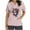 AF-Pink, variant on BiZtdJrK Womens Scrub Tops 2025 Mardi Gras Printed Summer Shirts Stretchy V Neck Short Sleeve Nursing Scrubs Blouse with Pockets Black XL Lightning Sales of Today Prime