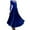 Blue, variant on Formal Dresses for Women Ladies Elegant Long Sleeve V Neck Gold Velvet Long Dress Evening Dresses for Women Black L