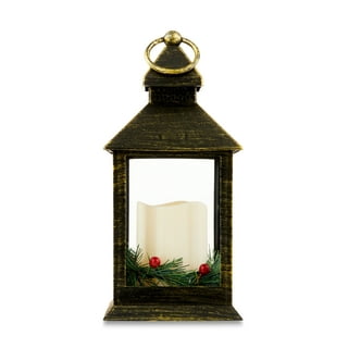 Sunnydaze Setauket Indoor Battery-Powered LED Candle Lantern - 10