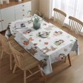 thumbnail image 2 of White Forest Fairy Pattern Rectangle Tablecloth 60"x84",Waterproof Polyester Rectangle Table Cloth, Wipeable Spillproof Polyester Tablecloth for Dining, Camping, Indoor and Outdoor, 2 of 5