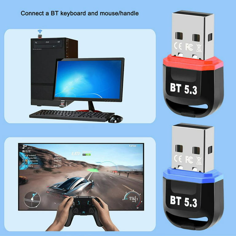 Bluetooth Adapter for PC USB Bluetooth 5.3 Dongle Bluetooth 5.0 Audio  Receiver* H3S2