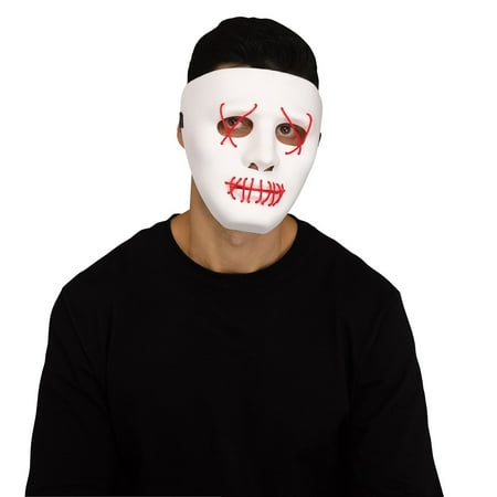 Fun World Scary Glowing Illumo Battery Powered Halloween Mask, One-Size