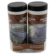 RoadPro Glass and Cleaning Wipes Bundle Lemon-Scented Auto Wipes 2-Pack 30 Count Each HMPAPW30