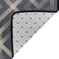 thumbnail image 3 of DouZhe Oriental Ethnic Style Lattice Pattern Area Rugs Non-Slip Machine Washable Floor Mat, Style Carpet Doormat, 63x48 inches, 3 of 6