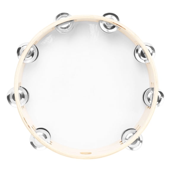 HGYCPP Double Row Bells Tambourine Hand Held Drum Bells Musical Instrument Rhythm Percussion Tambourine for Adults Kids