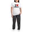 thumbnail image 5 of CafePress - I Heart Jesus Women's Light Pajamas - Women's Short Sleeve Print T-Shirt and Pants Light Cotton Pajama Set, 5 of 7