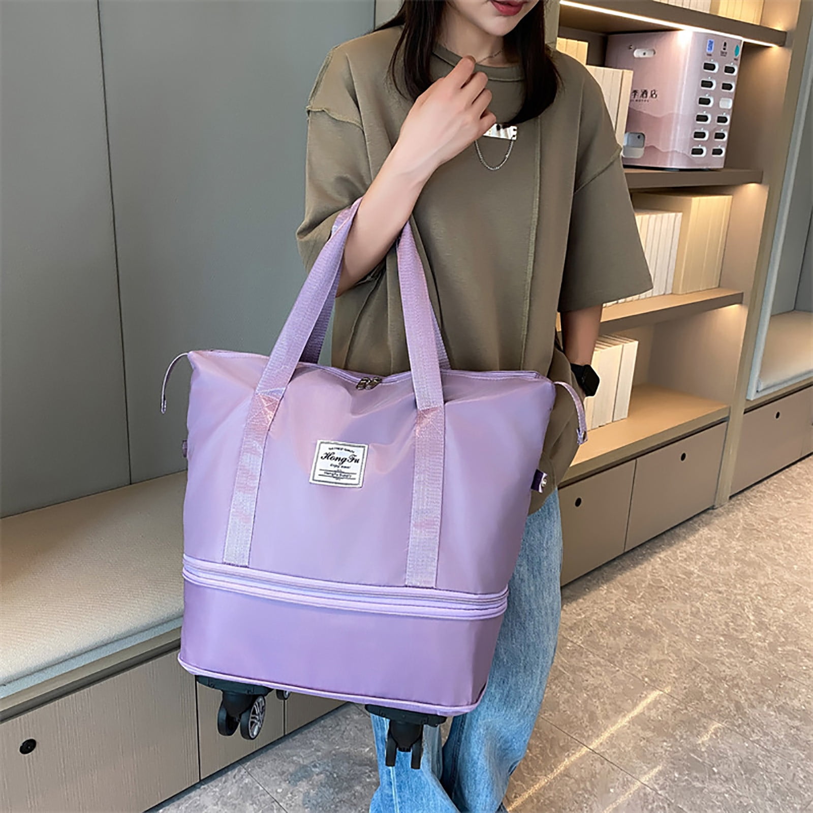 Universal Travel Tote Bag,Expandable Large Capacity Waterproof