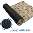 thumbnail image 6 of Long Mouse Pads for Desk,Brown Dog Paw Footprint Bone Desk Mats on Top Of Desks, Desk Mouse Pad Extra Large with 3mm Non-Slip Base and Stitched Edge for Gaming,Office,Work,Home 31.5"x15.7", 6 of 6