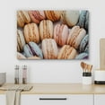 thumbnail image 3 of Wall26 Canvas Print Wall Art French Macaron Dessert Pattern Print Kitchen & Cooking Food Wall Decor Colorful Photography Art Modern Realism Decorative Unframed for Living Room - 12"x18", 3 of 5