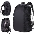 thumbnail image 4 of Injueey Mochila impermeable con tecnología impermeable de tres capas XL, cubierta para la lluvia, Unisex, para viaje, bolsa protectora para la Paraguas de lluvia Rosa, 4 of 6