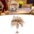 thumbnail image 1 of Ostrich Lampe de Table en Plumes, 30 Pcs Plumes 3 Couleurs Gradation Sans Fil Rechargeable par USB Commande Tactile Veilleuse de Bureau, Ampoule de Lampe de Chevet Décorative Moderne Incluse pour Chambre Salon, 1 of 8