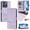 Purple, variant on Crossbody Wallet Case for Motorola Moto G Stylus 5G 2025, Smile Pattern PU Leather Phone Case with Kickstand RFID Blocking Card Slots, Magnetic Closure Folio Cover with Wrist Strap Lanyard, Purple