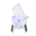 thumbnail image 3 of 4-foot Solar Powered Airship Jewelry Rotating Display Stand with LED Light Turn Plate Table Display Stand Decoration, 3 of 8